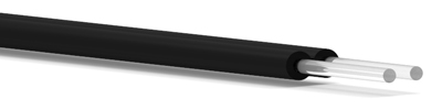 GH4002 Eska; Premier Duplex Optical Fiber Cable, Polyethylene Jacket, V-2Y 2x1P980/1000