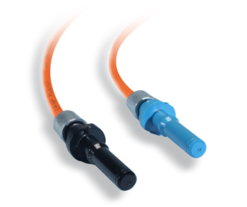 Versatile LinkVL/VL Simplex 200/230 µm HCS/Glass Patch Cords