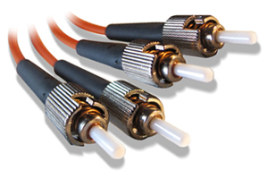 ST/ST Duplex 62.5/125 µm Glass Patch Cords