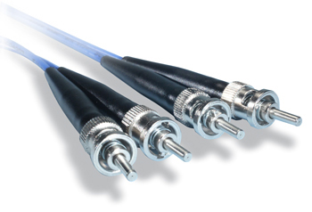 ST/ST 200/230 µm HCS/Glass Duplex Patch Cords