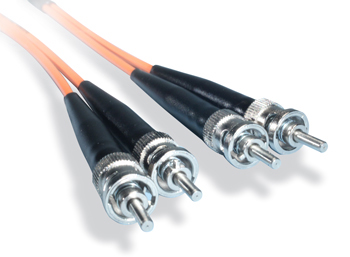 ST/ST 200/230 µm HCS/Glass Duplex Patch Cords