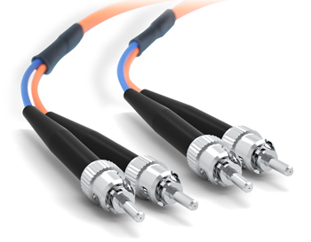 ST/ST Dual-jacket/Duplex 200/230 µm HCS/Glass Patch Cords